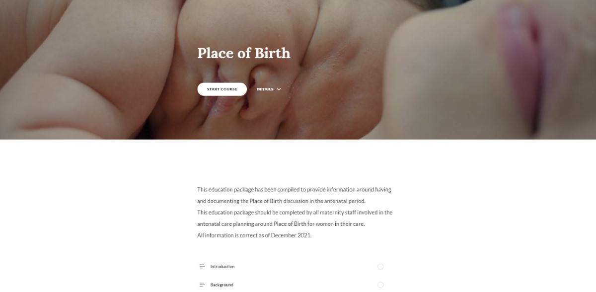 Place of Birth Screenshot