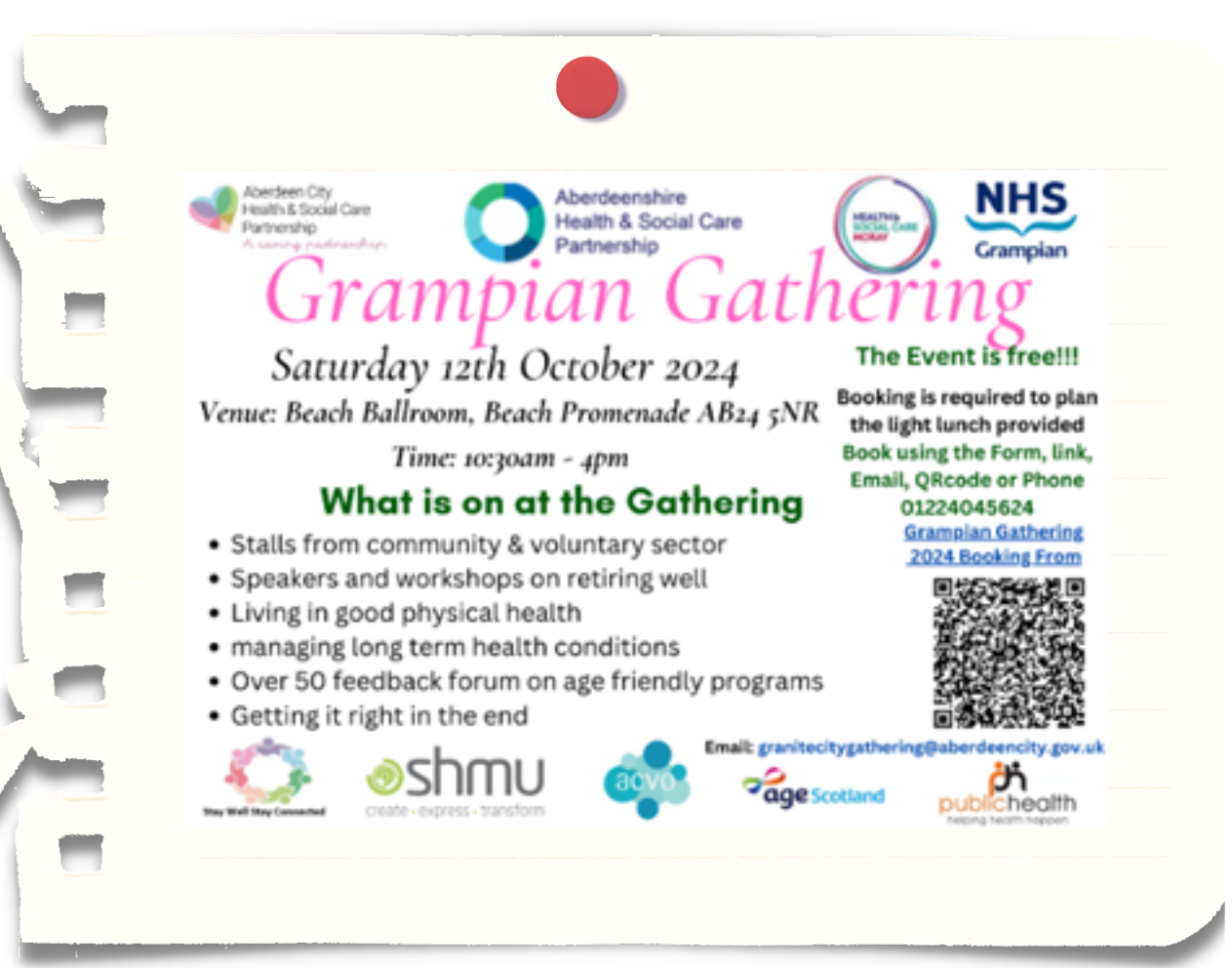 Notcie Board PFTF - Grampian Gathering