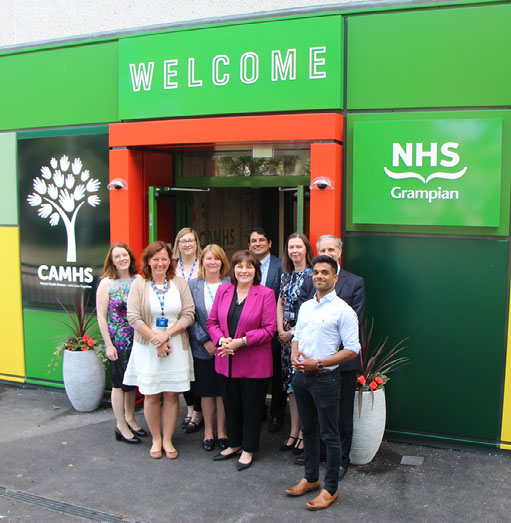 Chief Executive Opening CAMHS Centre