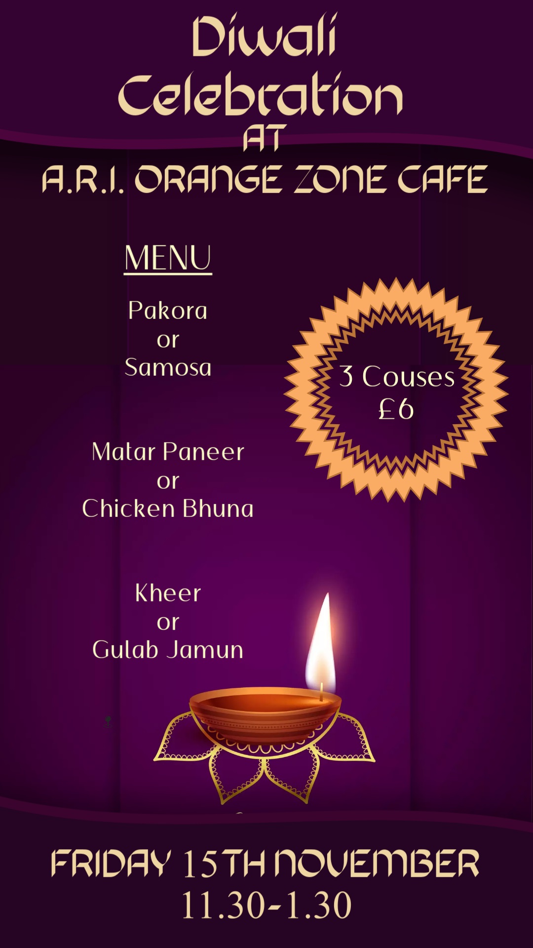 Diwali 2024 Menu