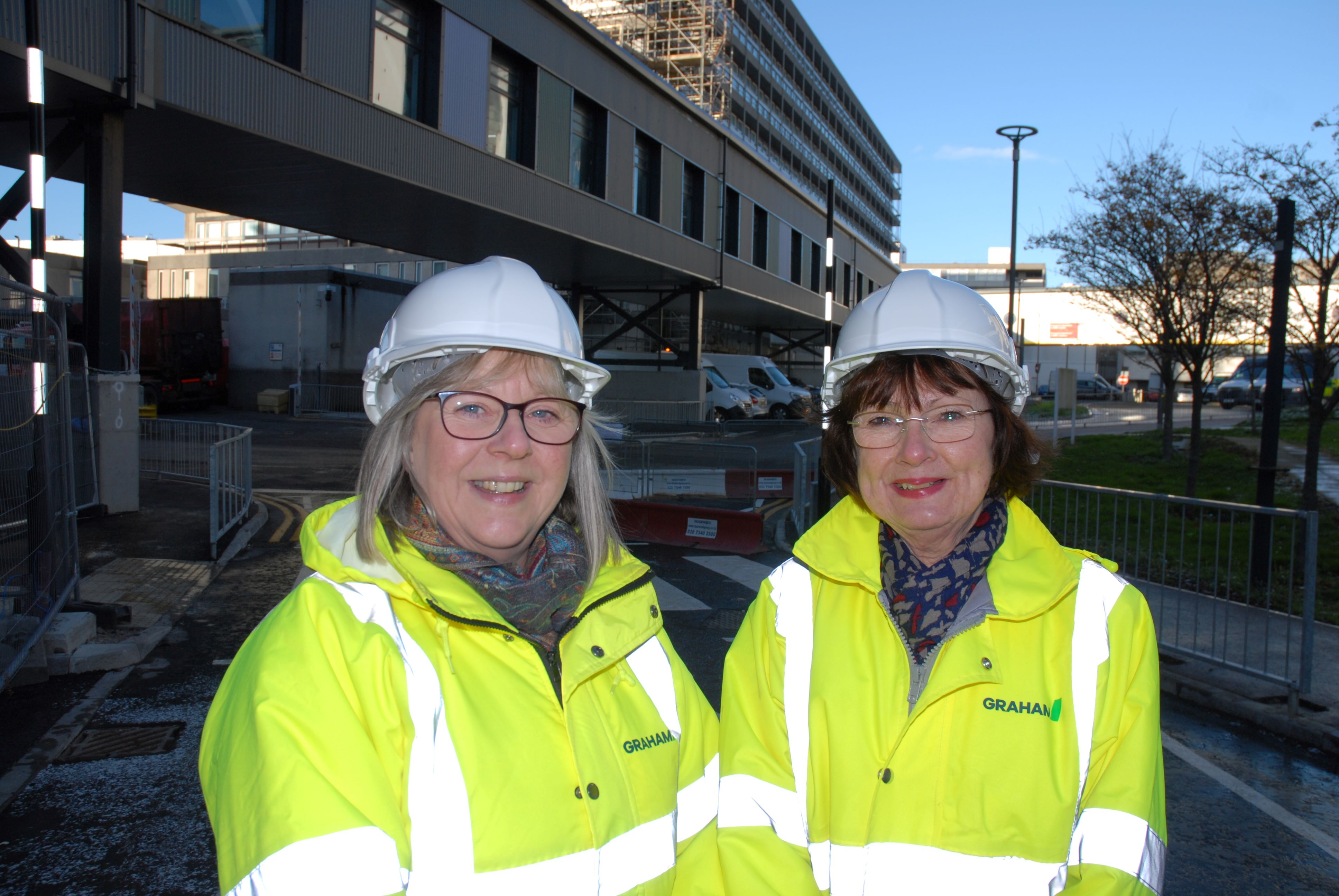 L to R Project midwife Jayne Forrest and Project nurse Margaret Meredith