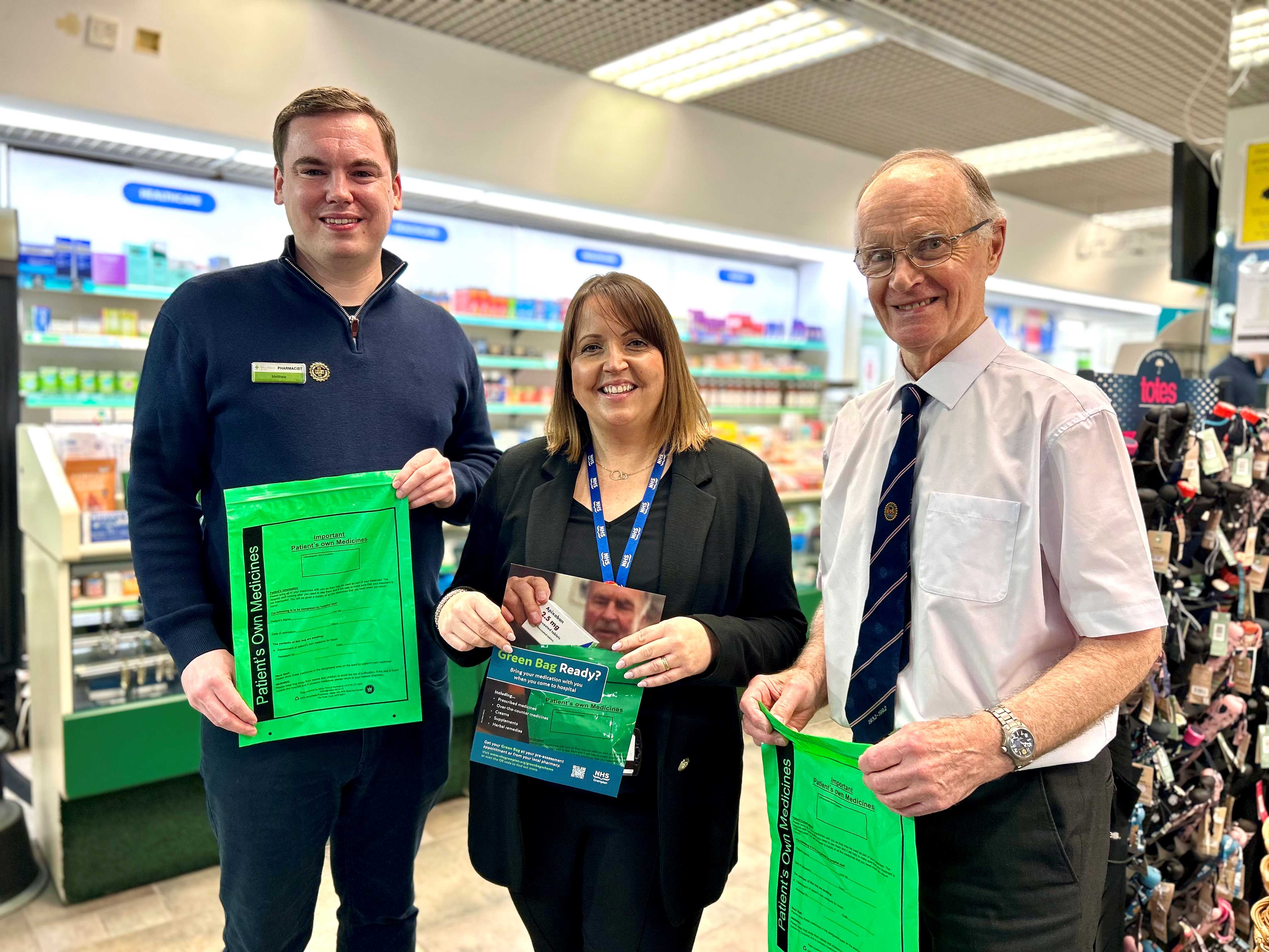 People across Grampian asked to get 'Green Bag ready' and bring medicines with them to hospital