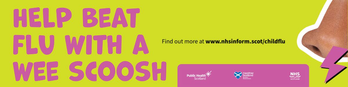 Child Flu Vaccinations, ©NHS Scotland Child Flu Vaccinations
